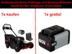 Kress KG760E Akku Rasenmäher inkl. Akku und Ladegerät – SET