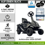 BRAST Benzin Rasentraktor Aufsitzmäher 5,15kW – Detailansicht 4