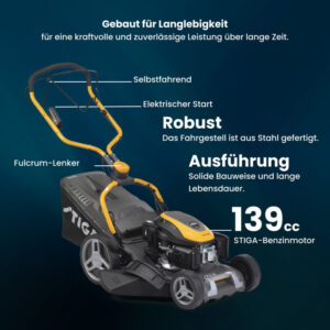 STIGA Combi 748 SE Selbstfahrender Rasenmäher