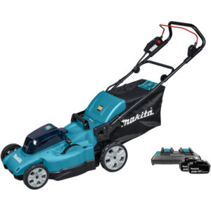 Makita DLM480PT2 Akku-Rasenmäher 2x18V / 2x 5,0 Ah Akku + Ladegerät