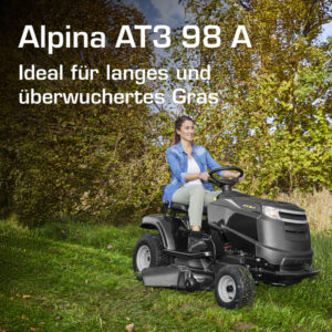 Alpina AT3 98 A – Benzin-Rasentraktor