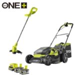 Rasenmäher + Kantenschneider RYOBI RY18LMH37LT25-250 One+, 2x18V