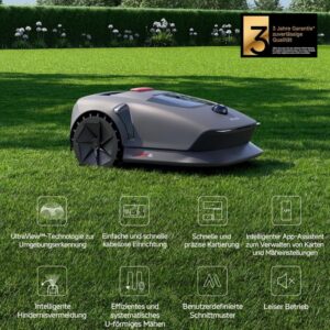 MOVA 600 Kit, Dreame Rasenmäher Roboter 3D-LiDAR kabellose