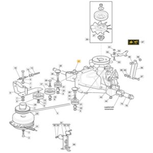Hydrostatischer Antrieb ORIGINAL STIGA Rasenmäher 118400990/0