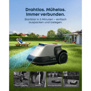 Eufy E15 grau Mähroboter