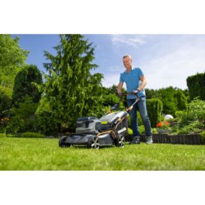 Primaster Akku-Rasenmäher PMARM 4046S 40 V 46cm + 5Ah Akku &