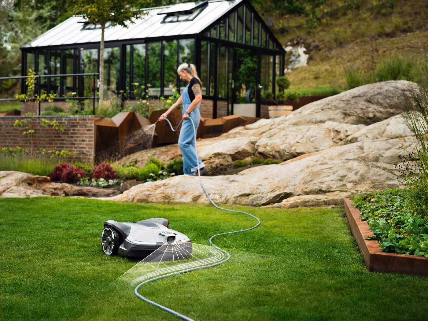 Husqvarna Automower 430V NERA mit Garage – Detailansicht 4